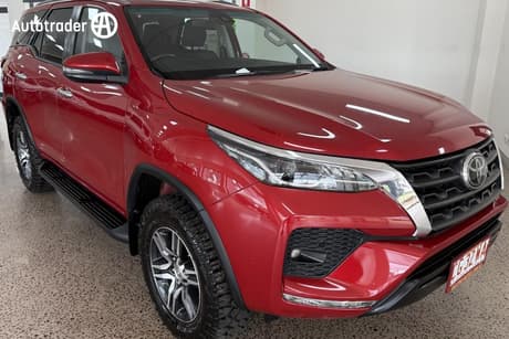 Red 2023 Toyota Fortuner Wagon Gxl Premium Interior