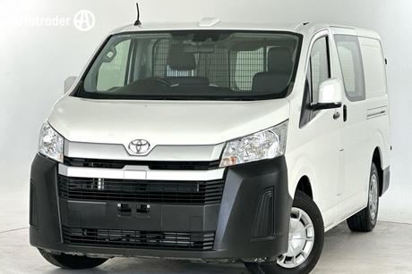 White 2022 Toyota HiAce Van Lwb (4 Door Option)