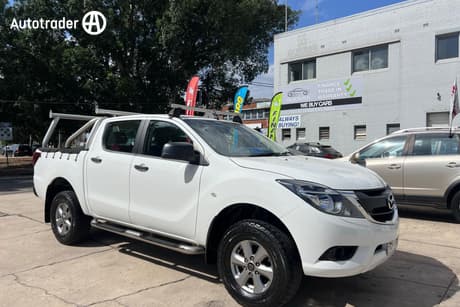 White 2016 Mazda BT-50 Dual Cab Utility Xt (4X2)