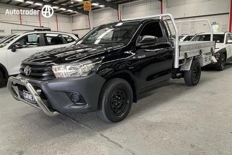 Black 2018 Toyota Hilux Cab Chassis Workmate