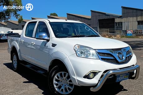 White 2014 Foton Tunland Dual Cab Utility Tl (4X4)