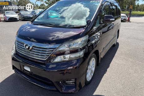 Purple 2009 Toyota Vellfire SUV Z