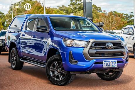 Blue 2023 Toyota Hilux Double Cab Pick Up Sr Hi-Rider (4X2)