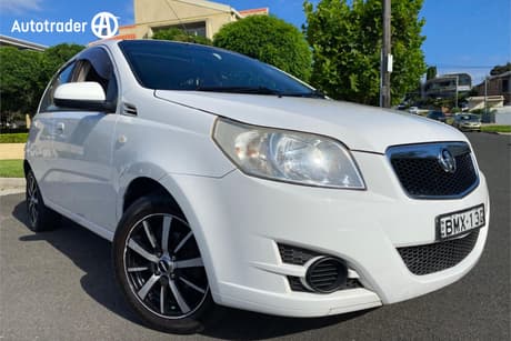 White 2009 Holden Barina Hatchback
