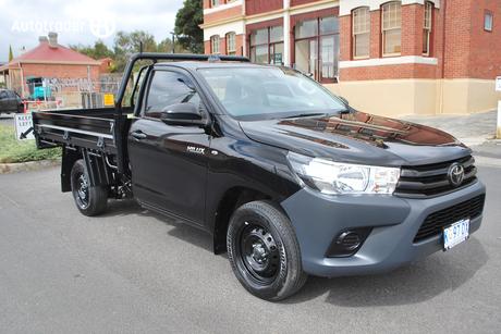 Black 2022 Toyota Hilux Cab Chassis Workmate (4X2)