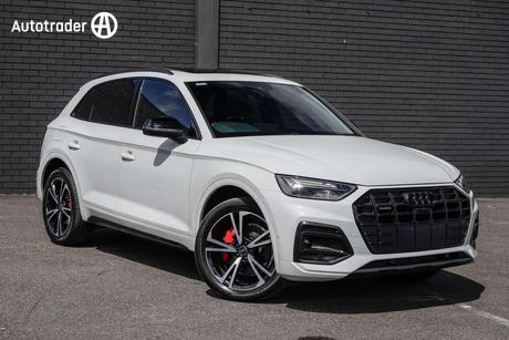 White 2023 Audi Q5 Wagon 45 Tfsi Quattro Dynamic Black