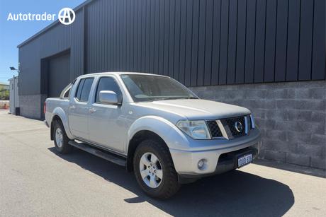 Silver 2011 Nissan Navara Dual Cab Pick-up St (4X4)