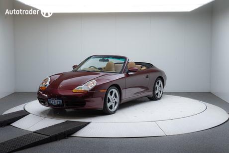 Red 1998 Porsche 911 Coupe Carrera