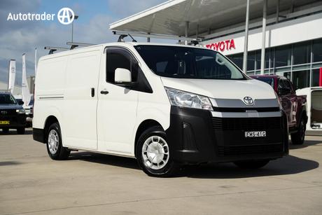 White 2021 Toyota HiAce Van Lwb (4 Door Option)