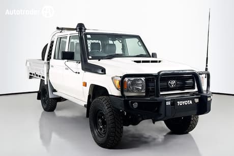 White 2023 Toyota Landcruiser Double Cab Chassis Lc79 Workmate