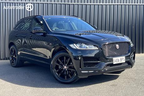 Black 2016 Jaguar F-Pace Wagon 20D R-Sport