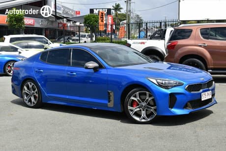 Blue 2018 Kia Stinger Sedan Gt (Black Leather)