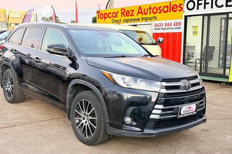 Black 2017 Toyota Kluger Wagon Grande (4X4)