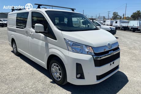 White 2020 Toyota HiAce Crew Van Lwb (5 Seats)