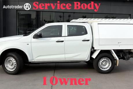 White 2021 Isuzu D-MAX Crew Cab Chassis Sx (4X2)
