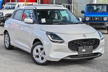White 2025 Suzuki Swift Hatchback Hybrid Plus