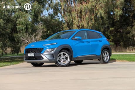 Blue 2021 Hyundai Kona Wagon Elite (Fwd)