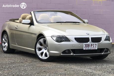 Silver 2004 BMW 645CI Convertible