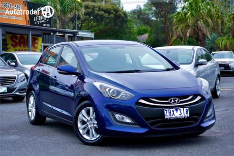Blue 2012 Hyundai I30 Hatchback Elite 1.6 Crdi