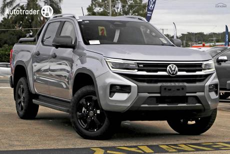 Silver 2025 Volkswagen Amarok Dual Cab Utility Panamericana Tdi600 4Motion