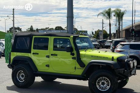 Green 2017 Jeep Wrangler Unlimited Softtop Rubicon (4X4)