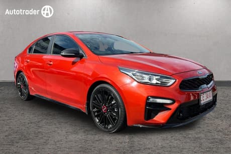 Orange 2021 Kia Cerato Sedan Gt