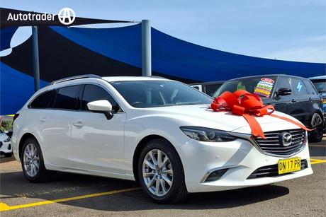 White 2015 Mazda 6 Wagon Touring