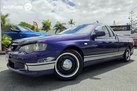 Purple 2003 Ford Falcon Ute Ute Tray XR6 TURBO R