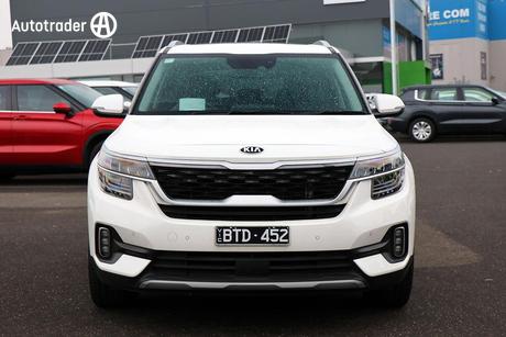 White 2021 Kia Seltos Wagon Gt Line (Awd)