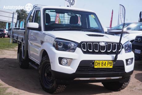 White 2022 Mahindra PIK-UP Cab Chassis S6+ 4X4 With Gpa Tray