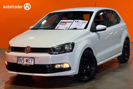 White 2015 Volkswagen Polo Hatchback 66 Tsi Trendline