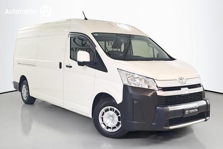 White 2024 Toyota HiAce Van Slwb
