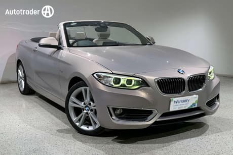 Silver 2017 BMW 230I Convertible Luxury Line