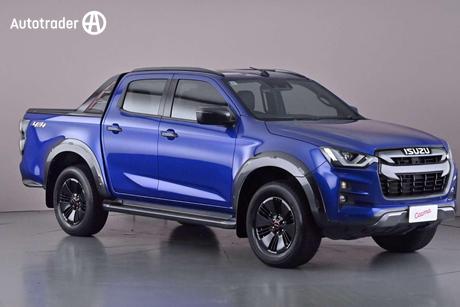 Blue 2022 Isuzu D-MAX Crew Cab Utility X-Terrain (4X4)