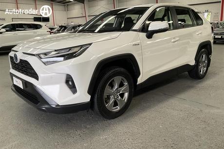 White 2024 Toyota RAV4 Wagon Gx (2Wd) Hybr Full Size Spare
