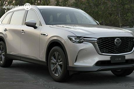Beige 2026 Mazda CX-80 Wagon G40E Pure