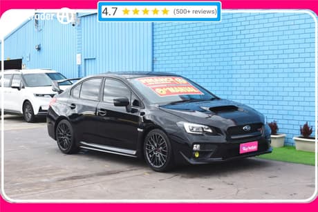 Black 2015 Subaru WRX Sedan Sti