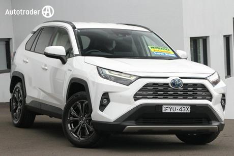 White 2022 Toyota RAV4 Wagon Gxl (2Wd) Hybrid