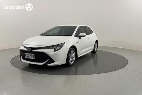 White 2020 Toyota Corolla Hatchback Ascent Sport (Hybrid)