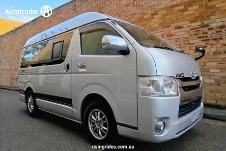 Silver 2016 Toyota HiAce Commercial KDH206