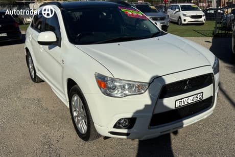 White 2011 Mitsubishi ASX SUV ASPIRE (4WD) XA