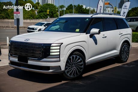 White 2026 Hyundai Palisade Wagon Calligraphy (8 Seat) Hev
