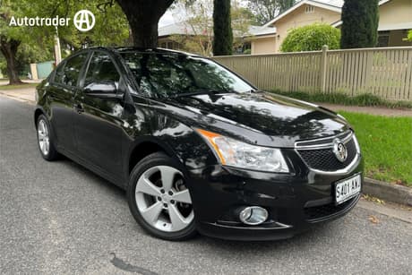 Black 2013 Holden Cruze Sedan Equipe