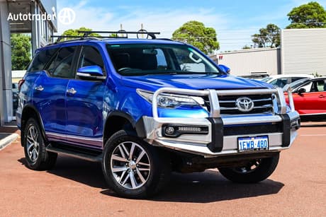 Blue 2015 Toyota Fortuner Wagon Crusade