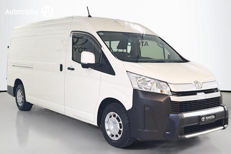 White 2024 Toyota HiAce Van Slwb