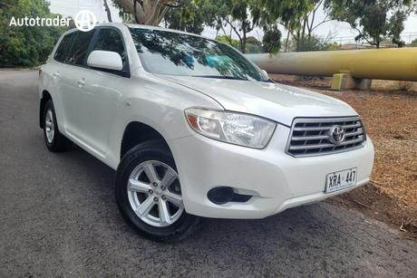 White 2007 Toyota Kluger Wagon Kx-R (Fwd) 7 Seat