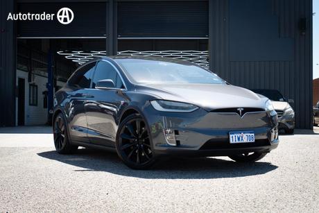 Grey 2017 Tesla Model X Wagon 100D