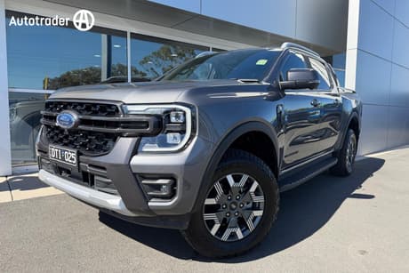 Grey 2025 Ford Ranger Double Cab Pick Up Phev Wildtrak (4X4)
