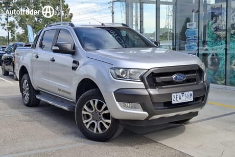 Silver 2017 Ford Ranger Dual Cab Pick-up Wildtrak 3.2 (4X4)