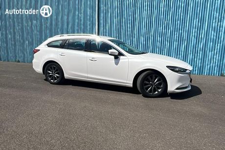 White 2022 Mazda 6 Wagon Sport